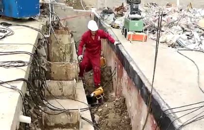 Recycle the width of the working face